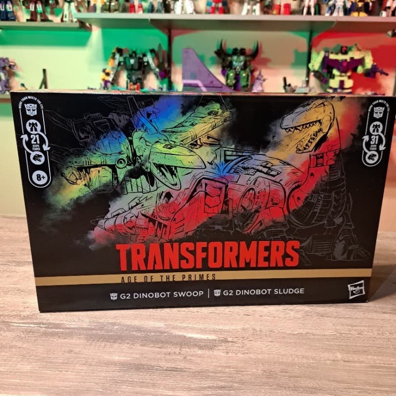 Transformers Age Of The Primes G2 Dinobots Swoop & Sludge 2 pack