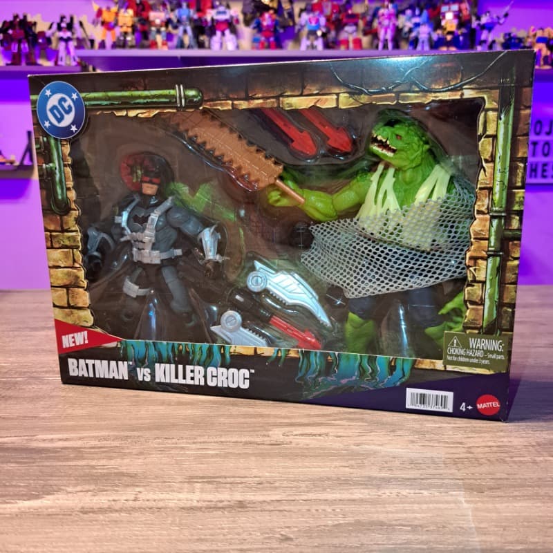 Mattel DC Comics Batman vs Killer Croc 2 pack